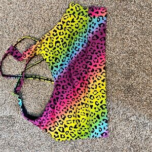 ZYIA Multicolor Leopard Print Activewear